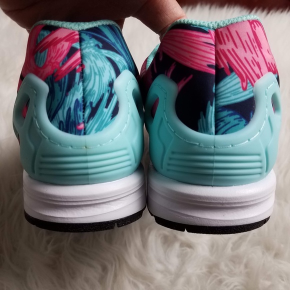 Adidas ZX Flux Torsion Athletic Shoes US 5.5 Pink - Picture 8 of 8